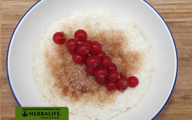 Arroz con leche para adelgazar